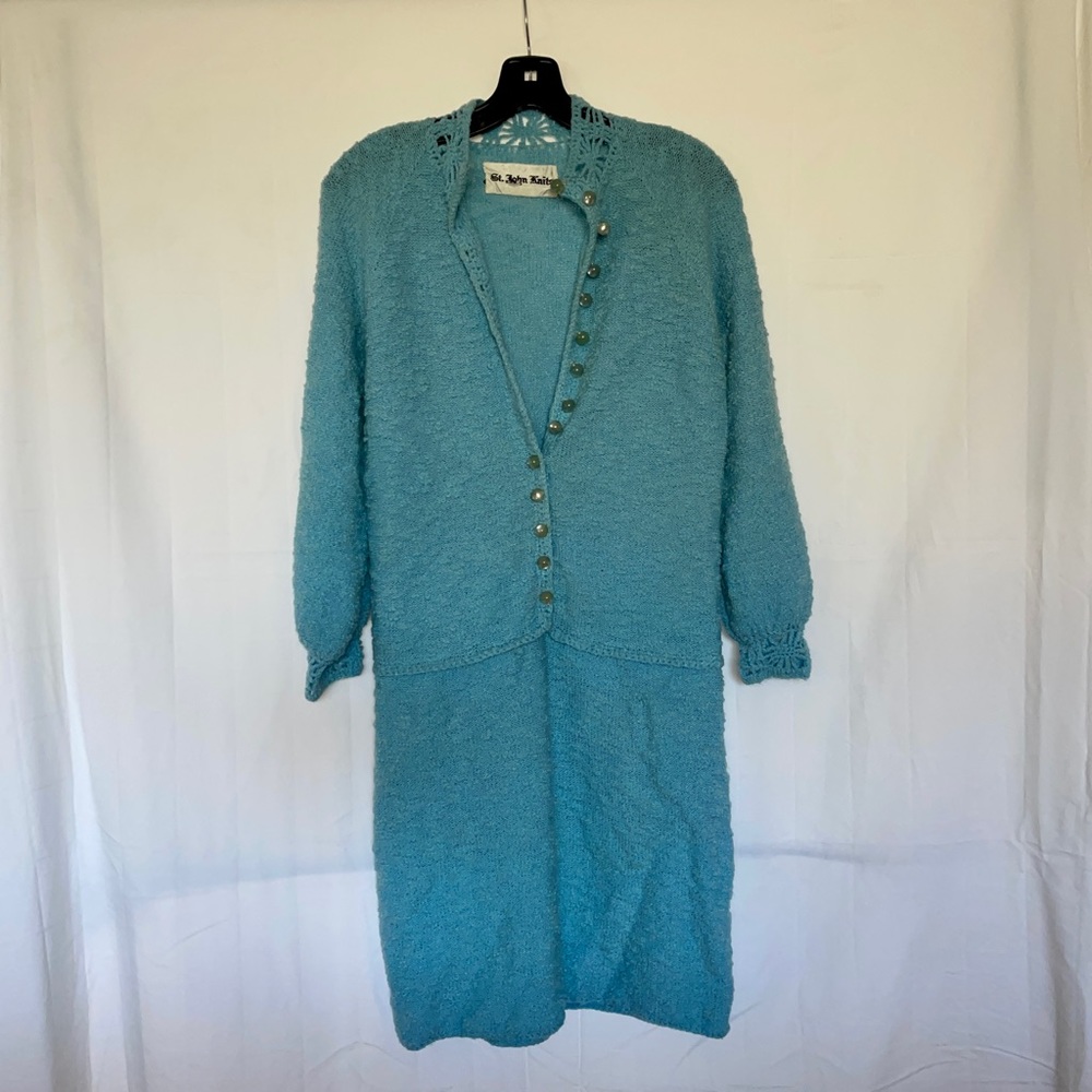 VINTAGE St. John Knits button up dress